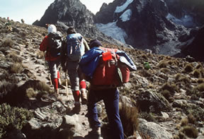Hiking Mountain Kenya